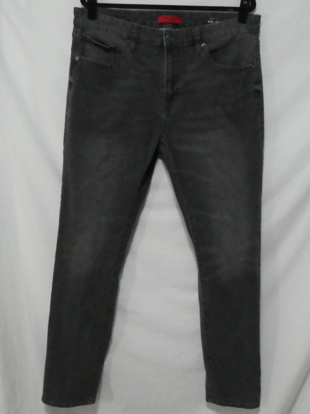 MBX Slim Fit Men's Stretch Jeans Faded Dark Grey - Size 36x32